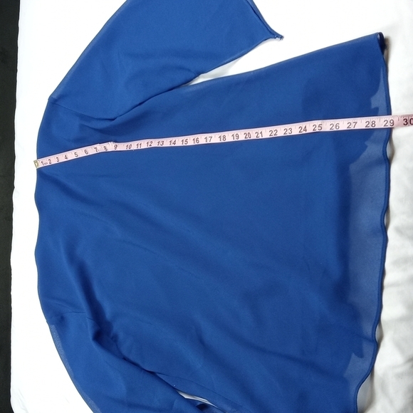 C.O.C. womens beaded layered v neck top - Picture 9 of 10